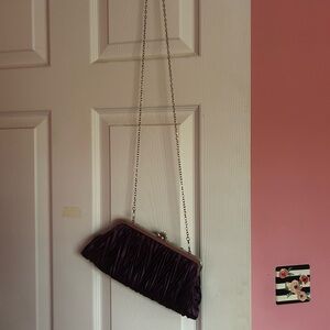 Elegant Purple Clutch Bag